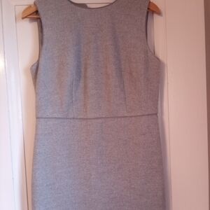 Ann Taylor Gray Midi Dress